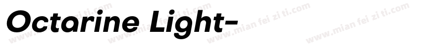 Octarine Light字体转换